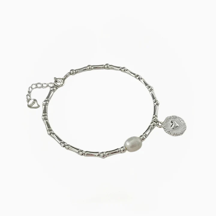 Pulsera de Corazón de Madreperla