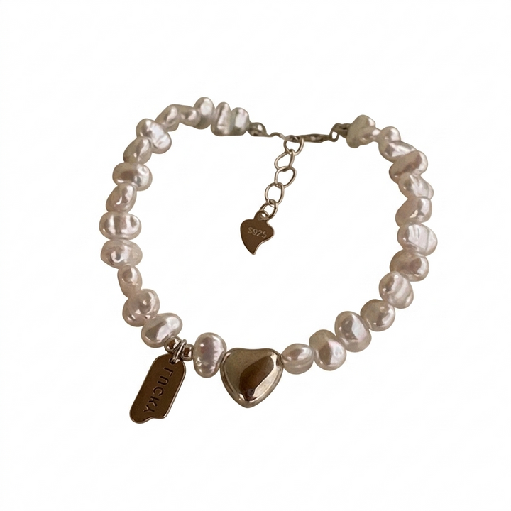 Pulsera Corazón de Madreperla