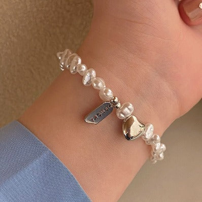Pulsera Corazón de Madreperla