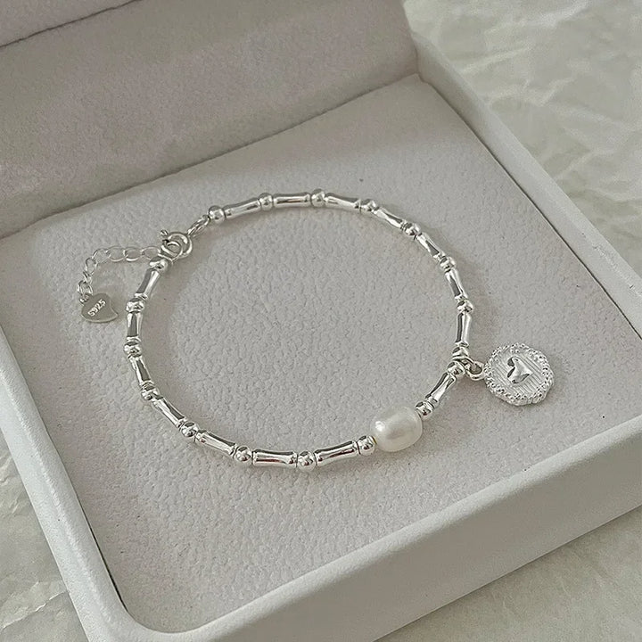 Pulsera de Corazón de Madreperla