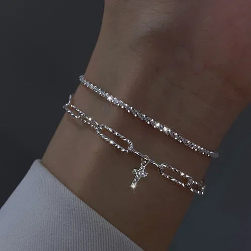 Conjunto de Pulseras de Madreperla