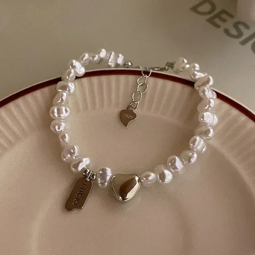 Pulsera Corazón de Madreperla