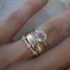 Anillo Vintage en Oro y Zirconio